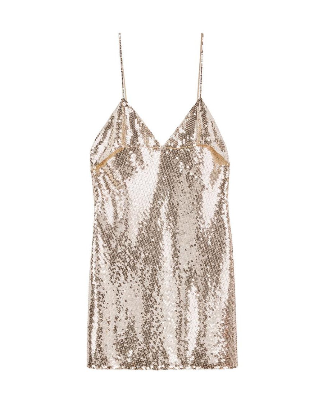 Céline Natural Embroidered Mini Dress