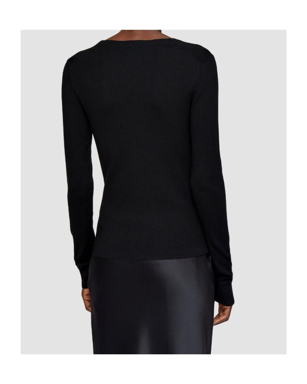 Joseph Black V-Neck Sweater