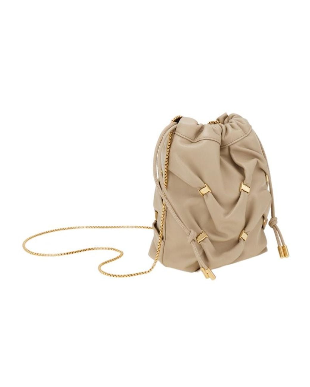Ferragamo Natural Ferragamo Mini Bucket Bag