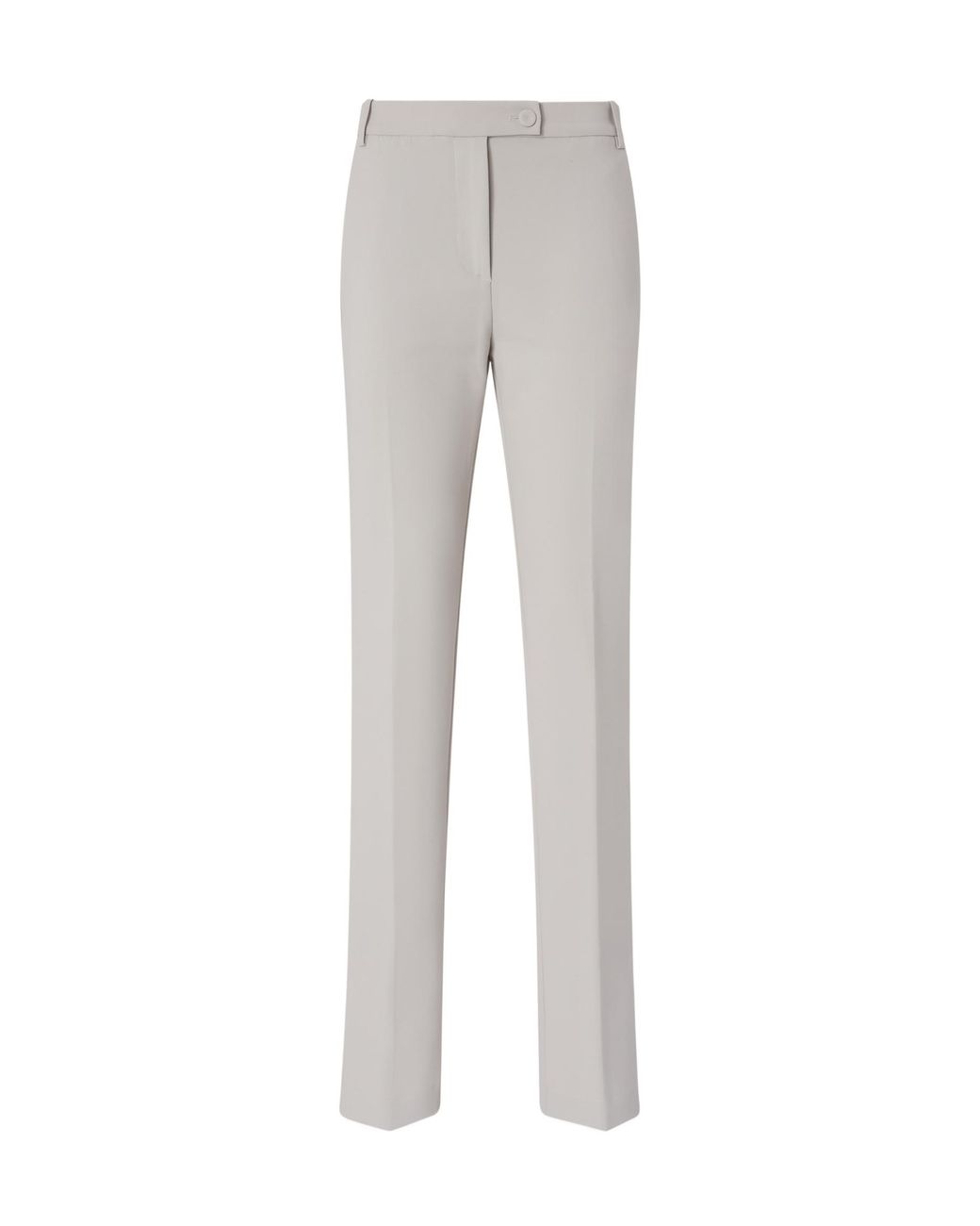 Pinko Gray Zip Trousers