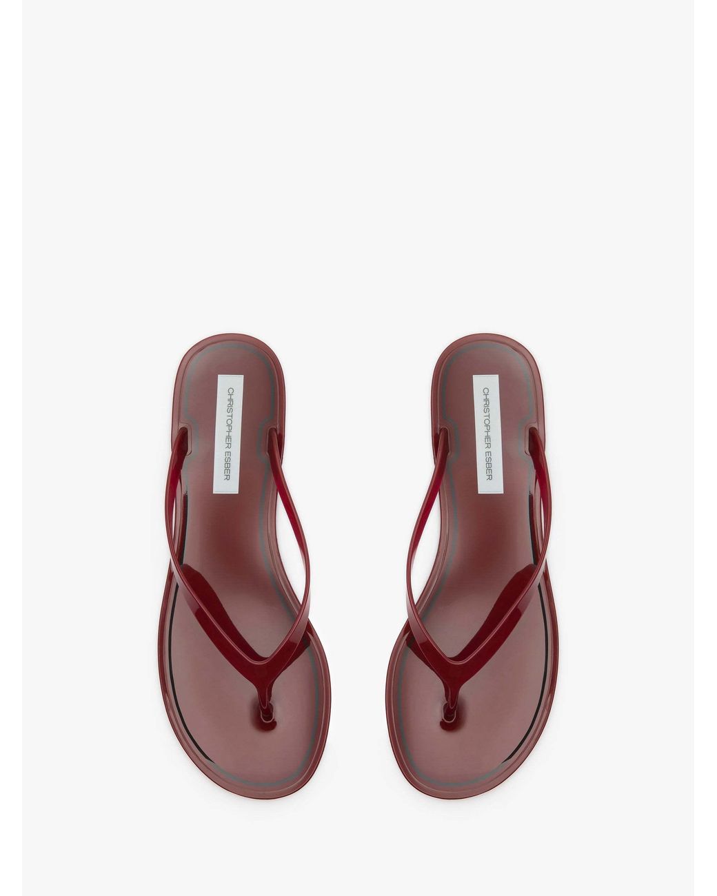Christopher Esber Brown Jo Minimal Flip-Flops