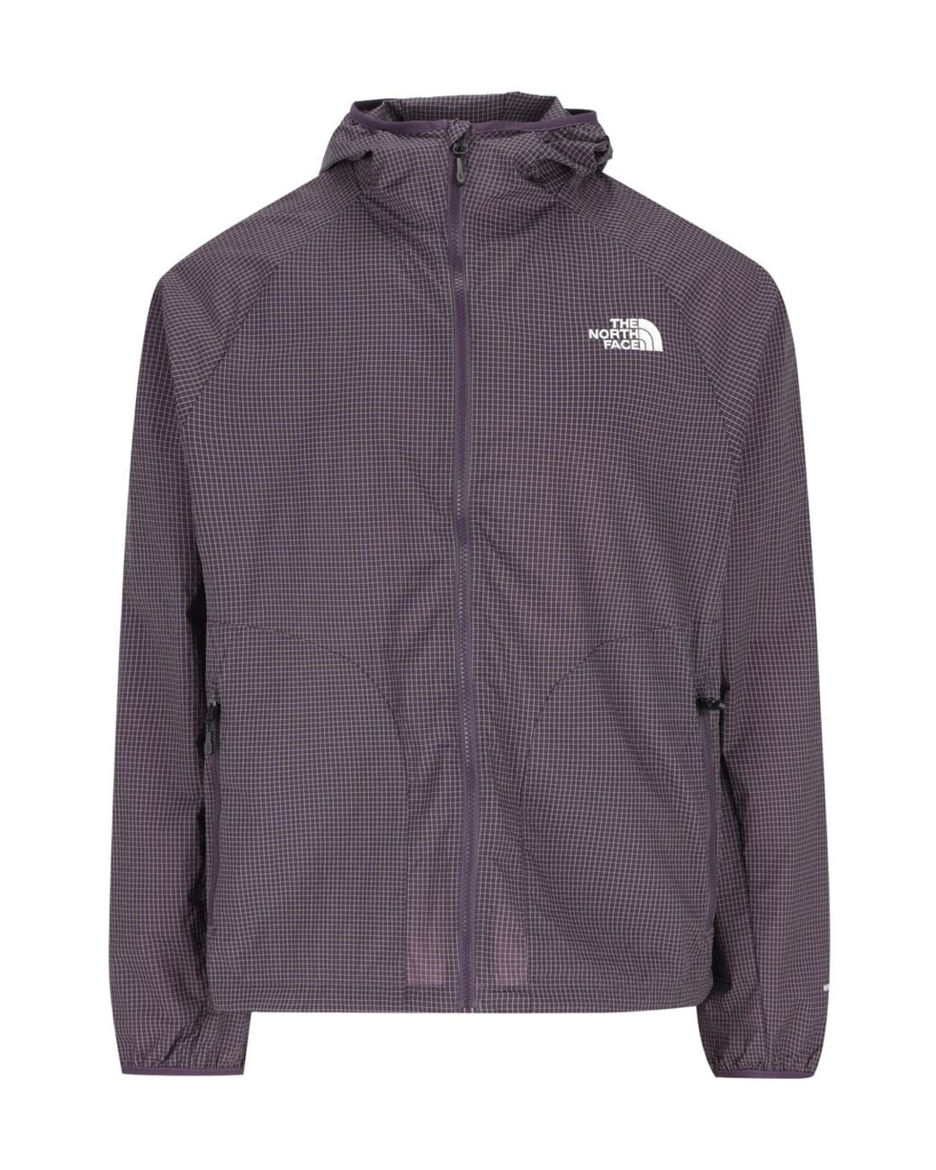 The North Face Purple Nse Windbreaker Hooded Jacket for men