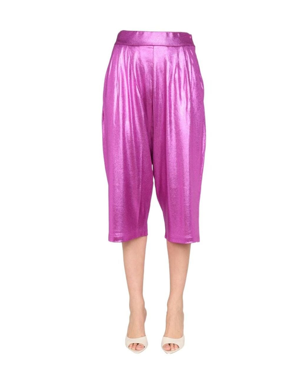 Tom Ford Pink Metallic Effect Bermuda Shorts