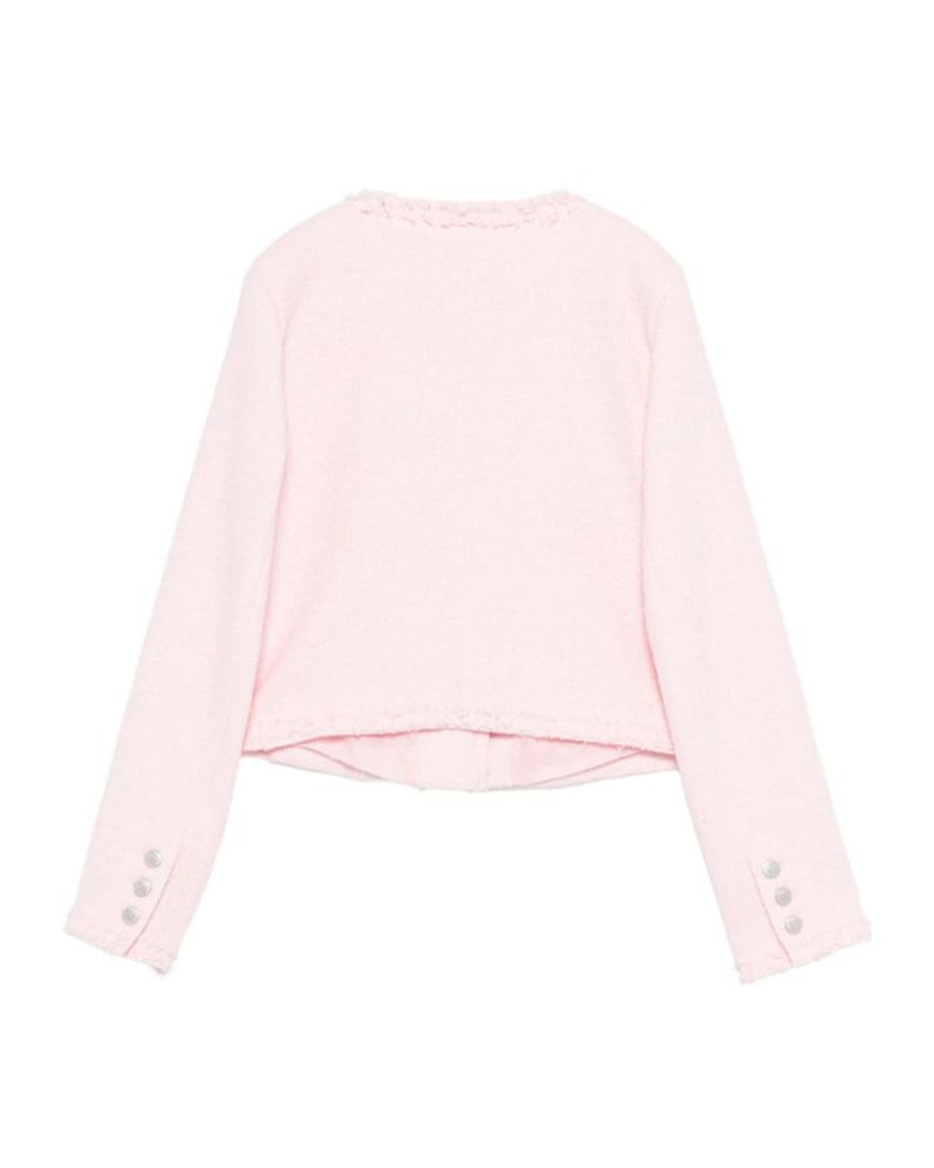 M I S B H V Pink Tweed Jacket