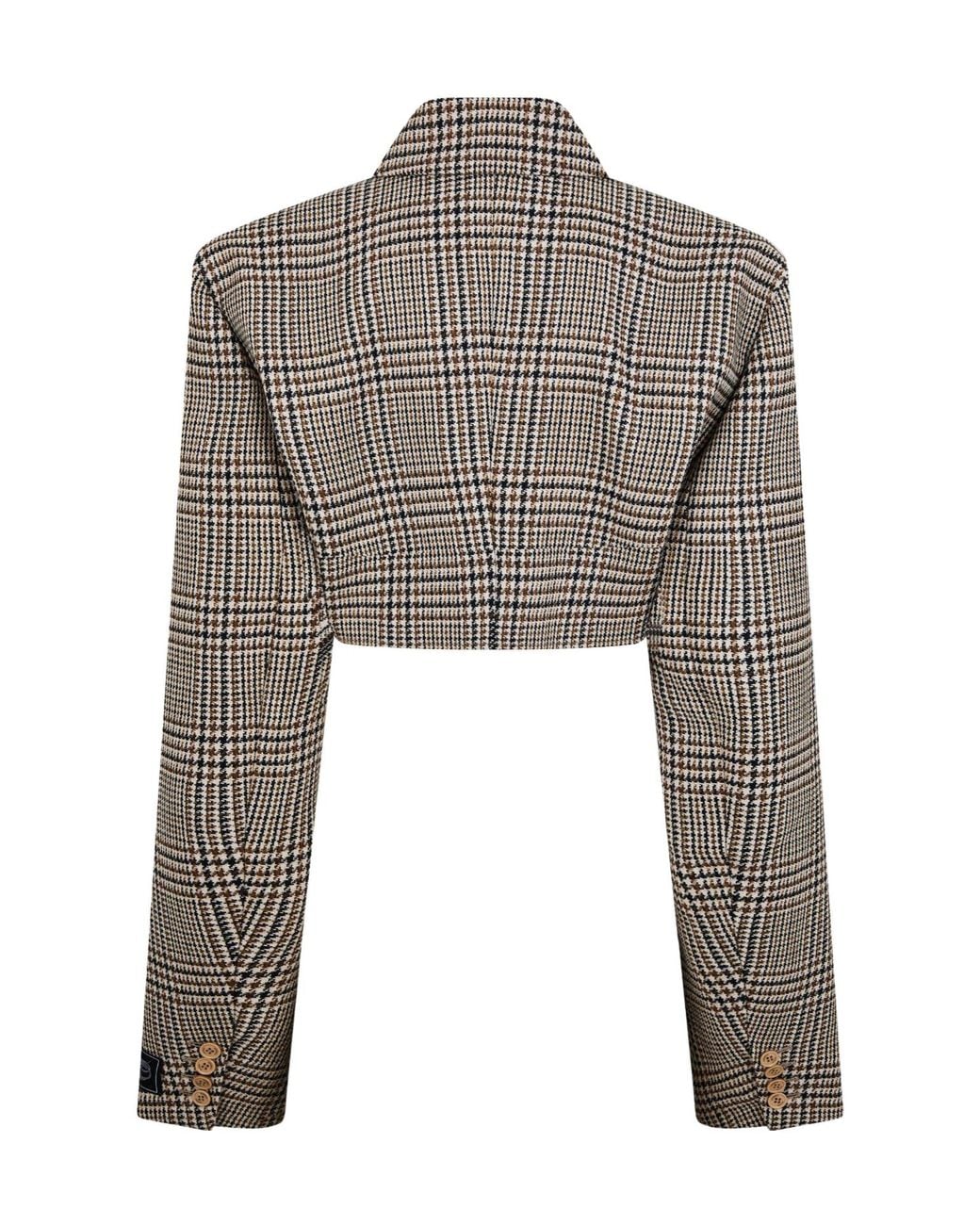 Vetements Gray Cropped Blazer