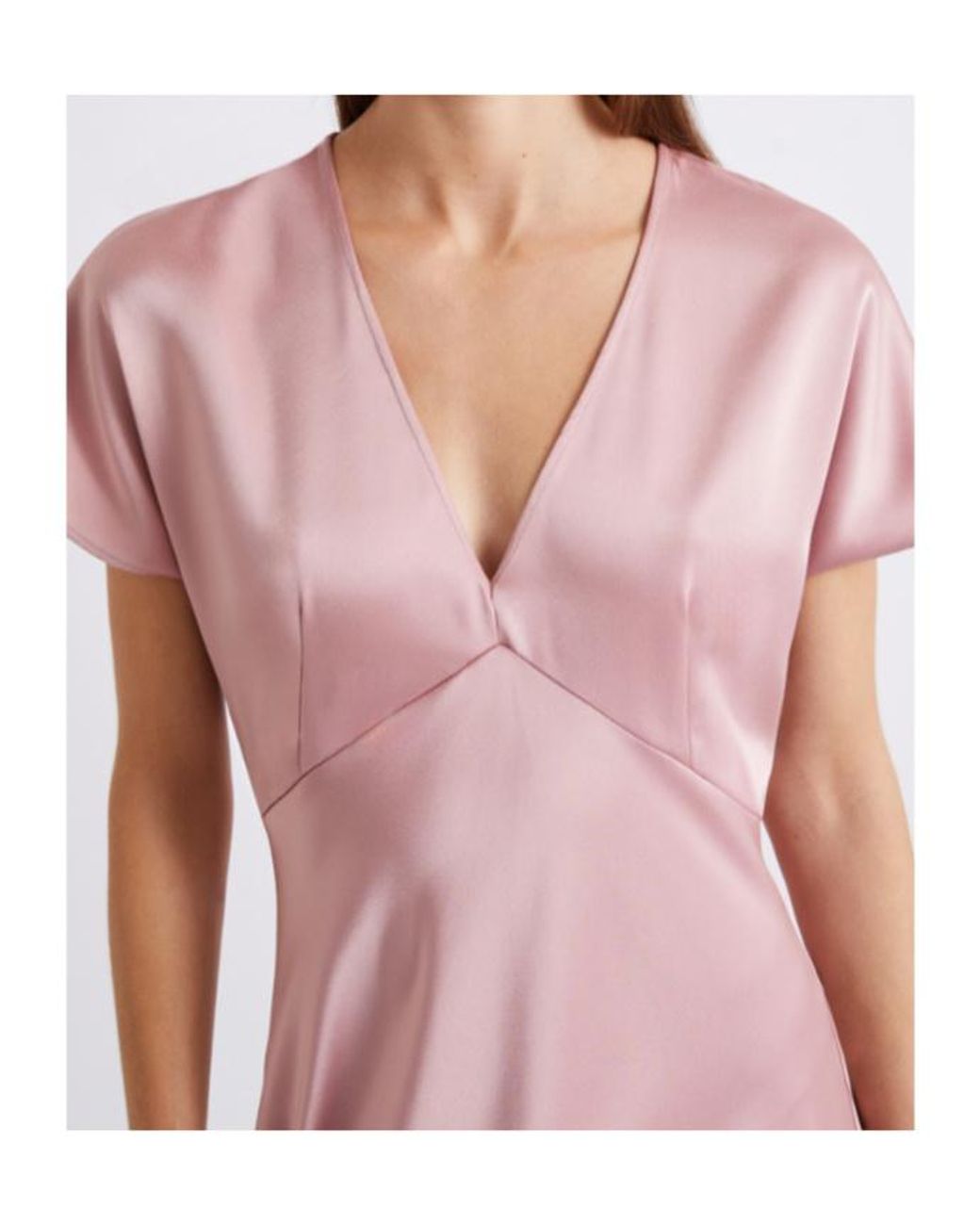 Marella Pink Satin Dress