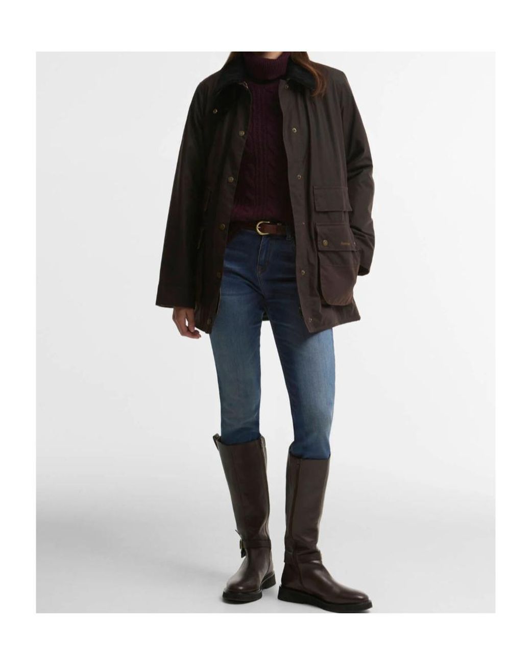 Barbour Black Modern Border Jacket