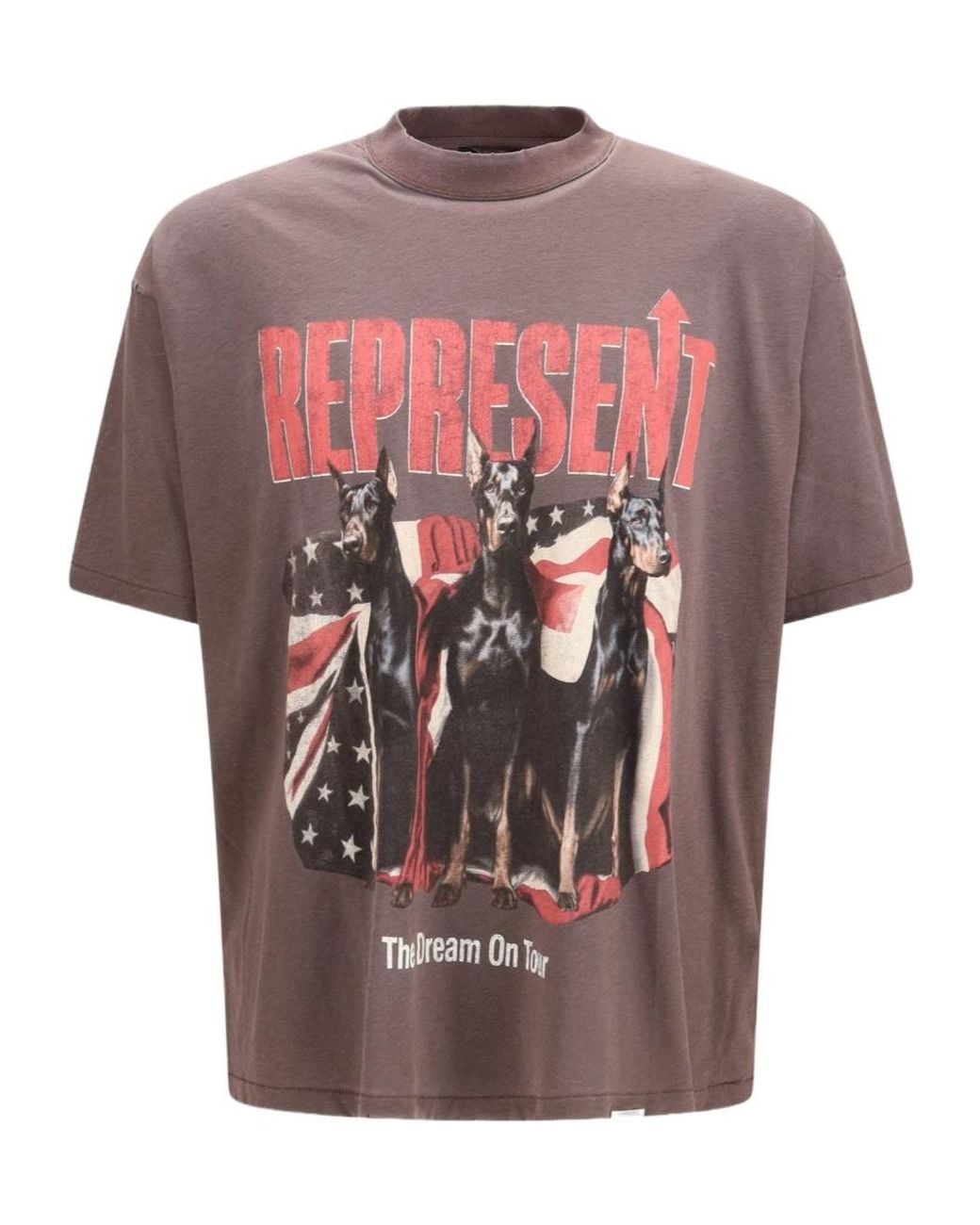 Represent Pink Dream On Tour Crew Neck T-Shirt for men