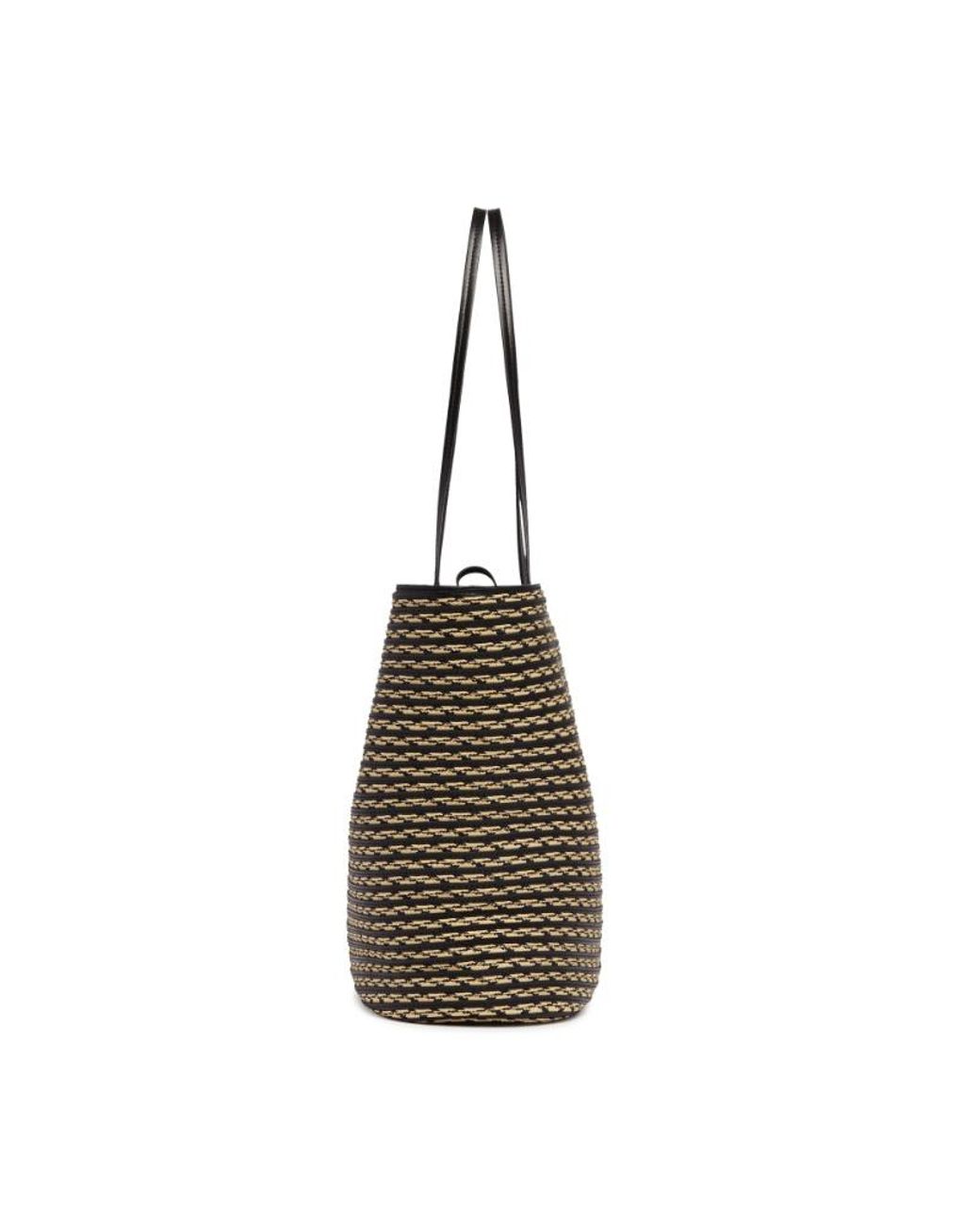 The Row Brown Large Beau Rafia Handbag