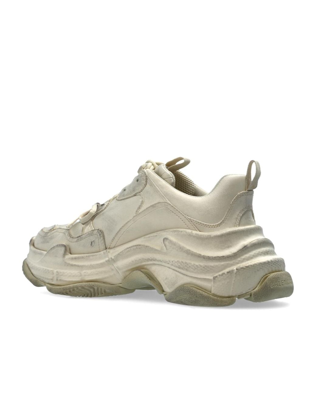 Balenciaga Natural Triple S Sneakers