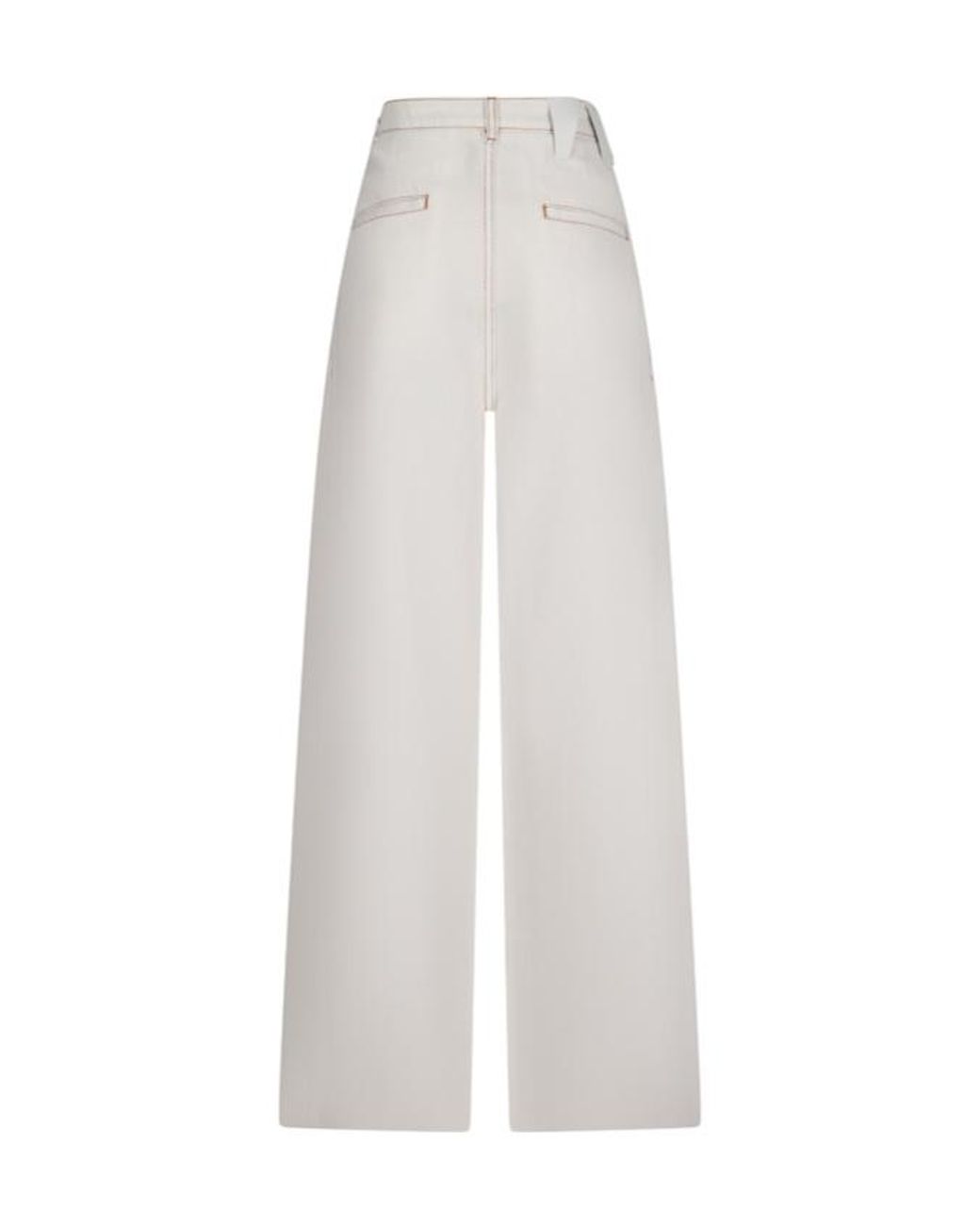 DARKPARK White Straight-Leg Trousers