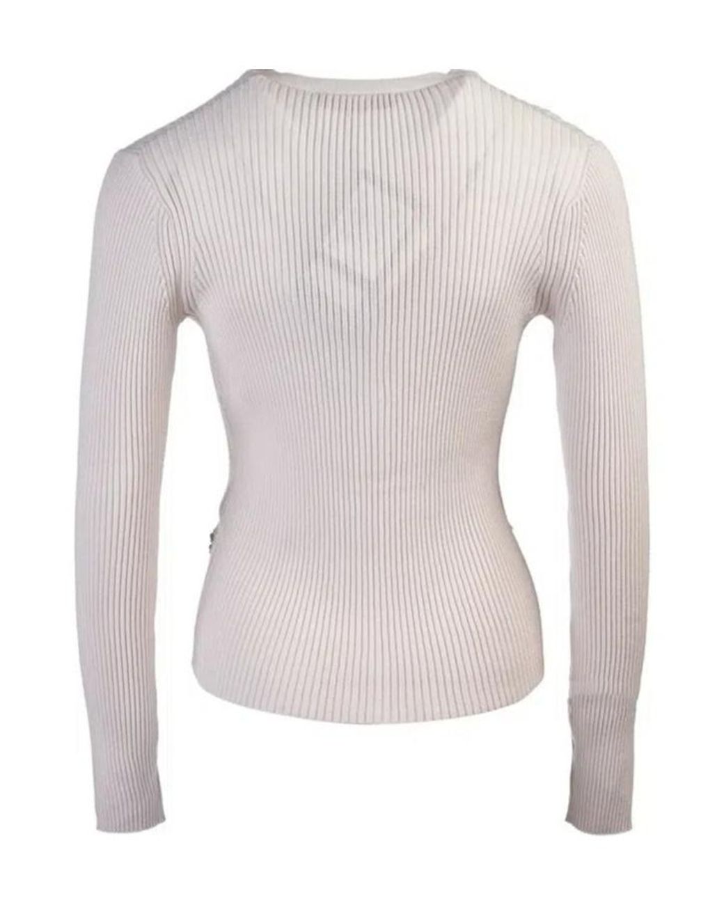 Max Mara Multicolor V-Neck Long-Sleeved Sweater