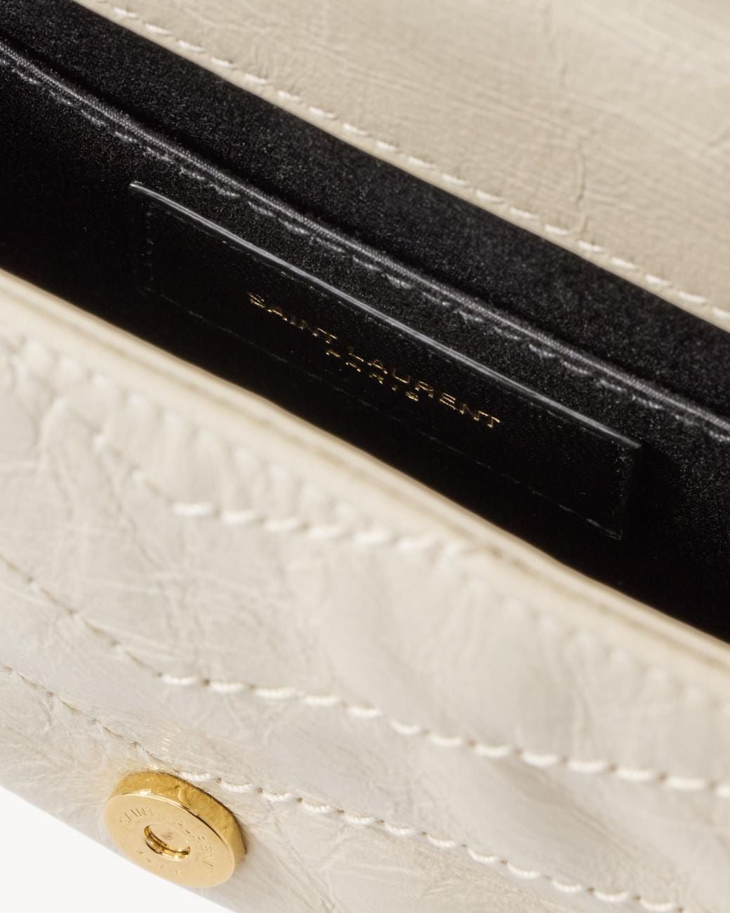 Saint Laurent Natural Niki Chain Pouch
