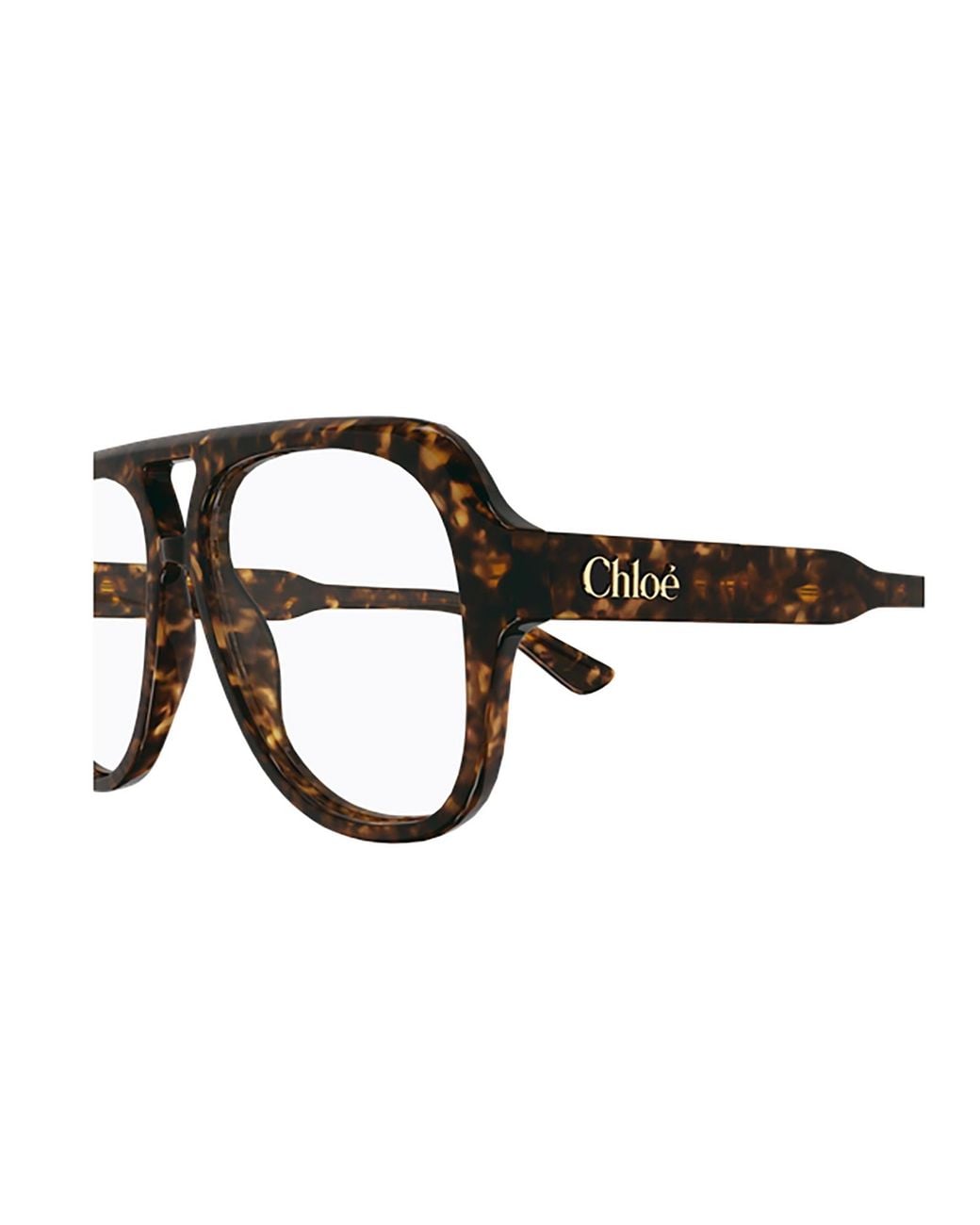 Chloé White Chloé Eyewear Aviator Glasses And Frames