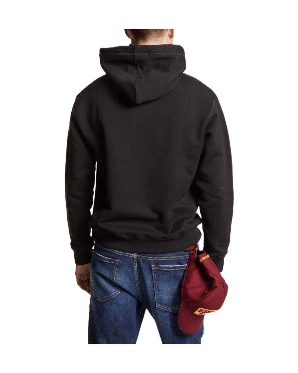 DSquared² Black Hoodies for men