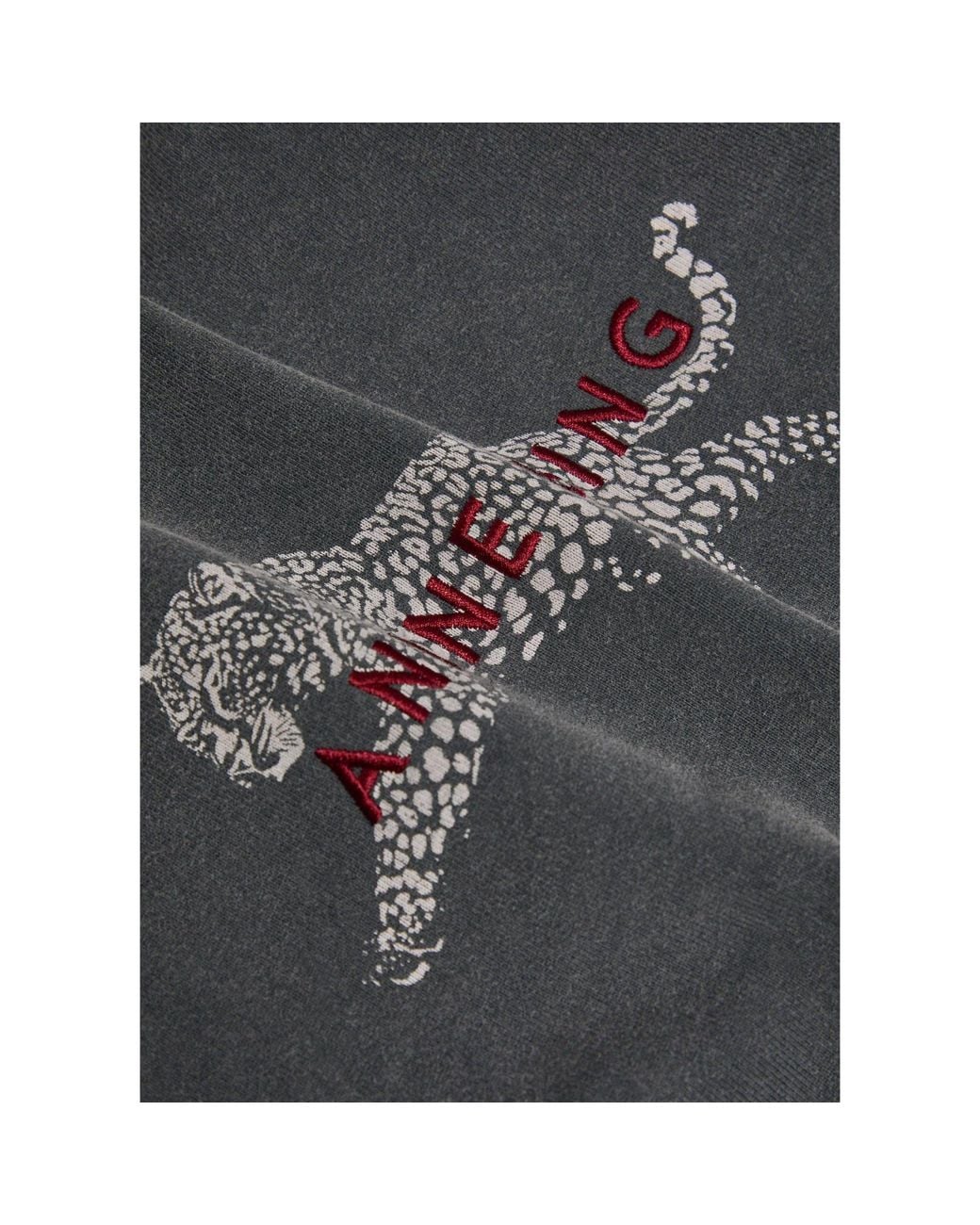 Anine Bing Gray Cotton Sweatshirt