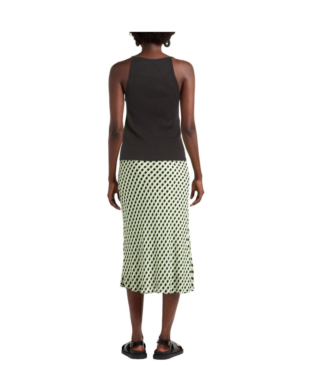 Rag & Bone Black Tank Top Organic Cotton, Elastane