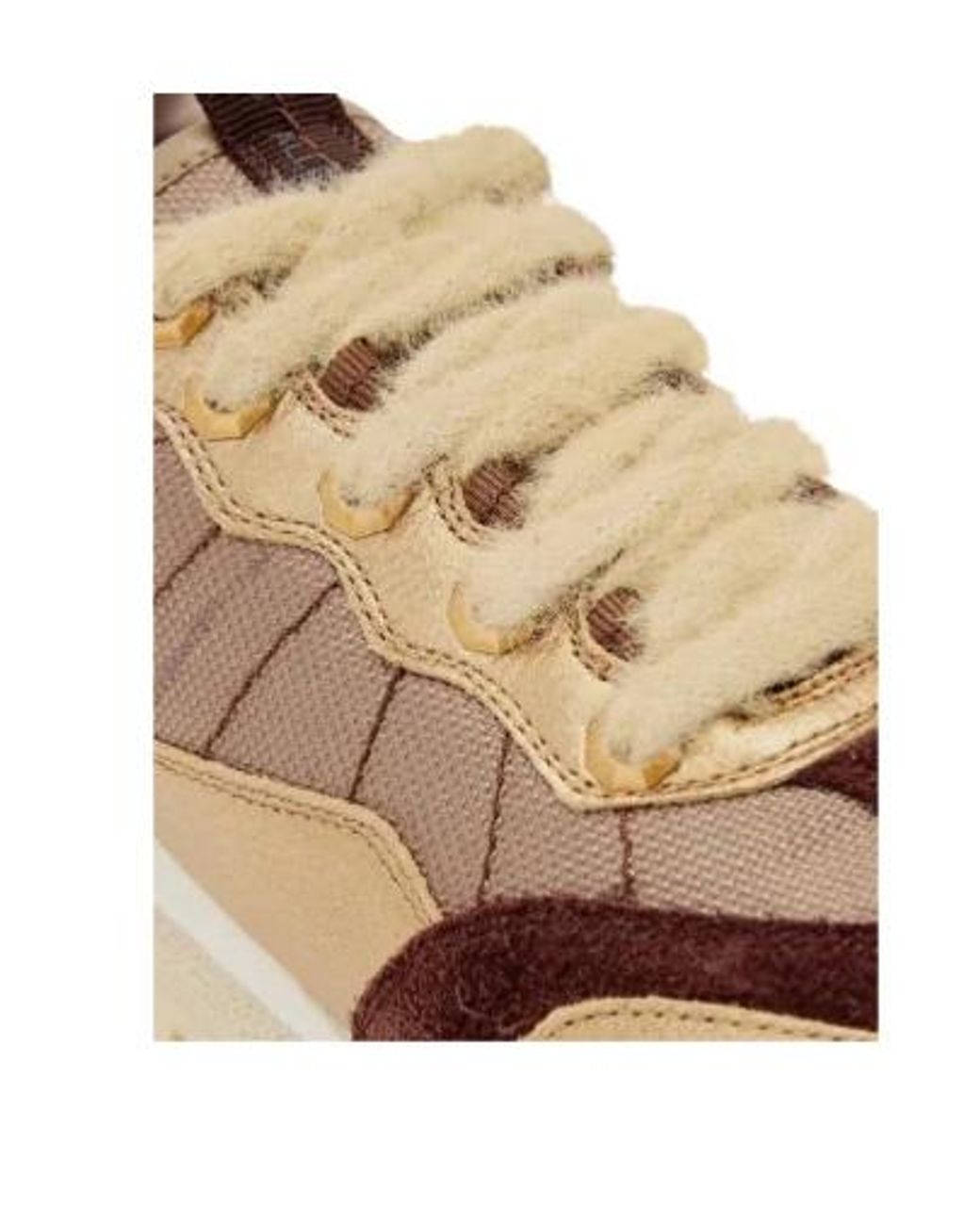 AllSaints Natural Nevis Lace-Up Sneakers