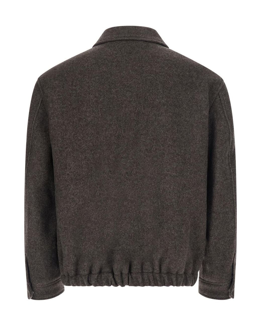 DUNST Gray Mélange Zip-Up Jacket for men