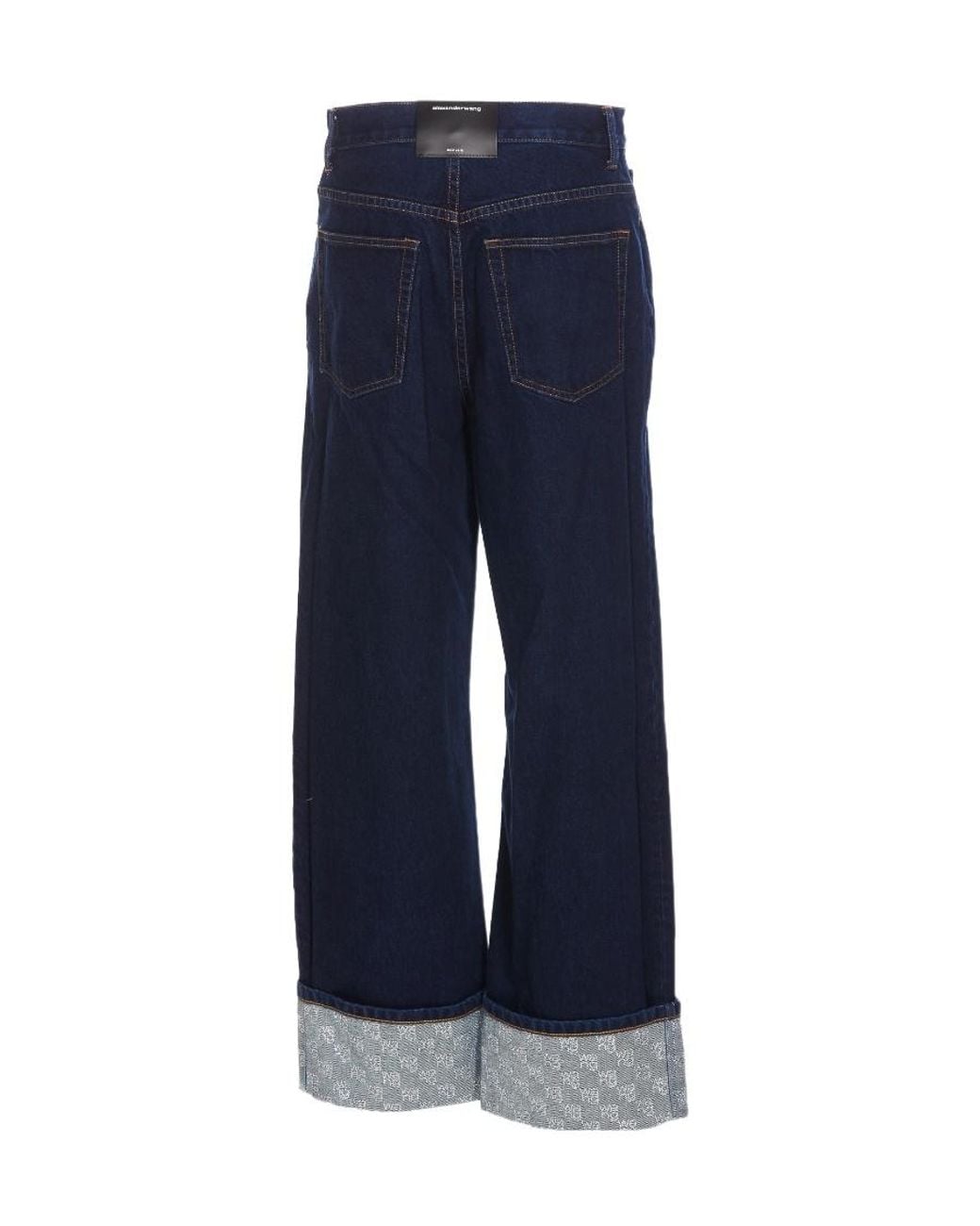 Alexander Wang Blue Straight-Leg Jeans
