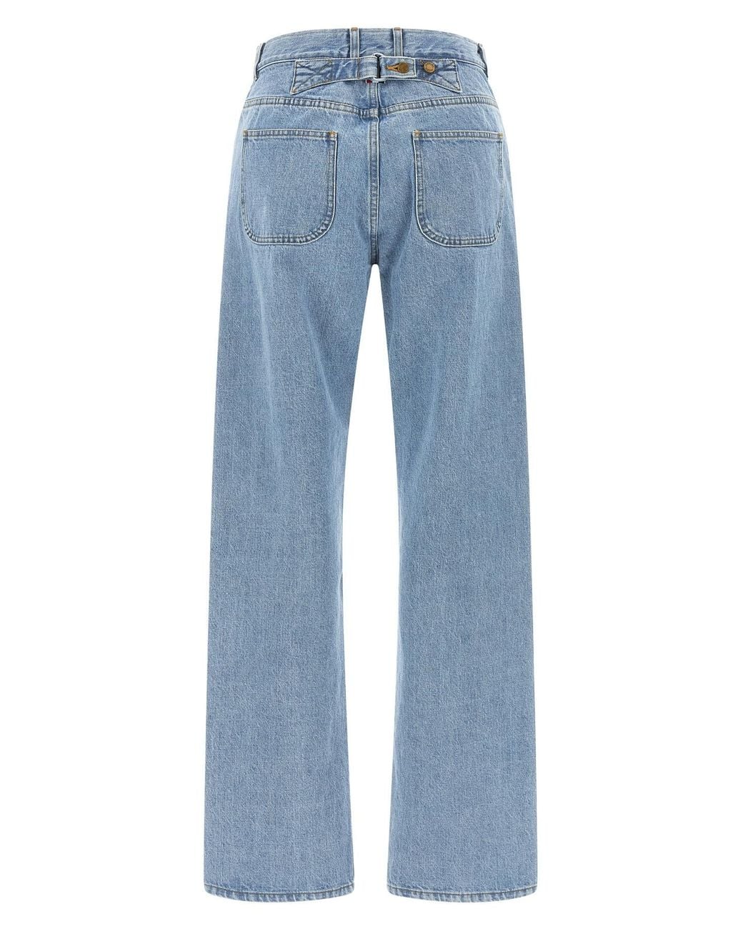 Thom Browne Blue Straight-Leg Jeans