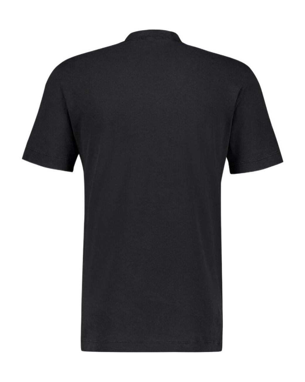 James Perse Black Short Sleeved V-Neck T-Shirt for men