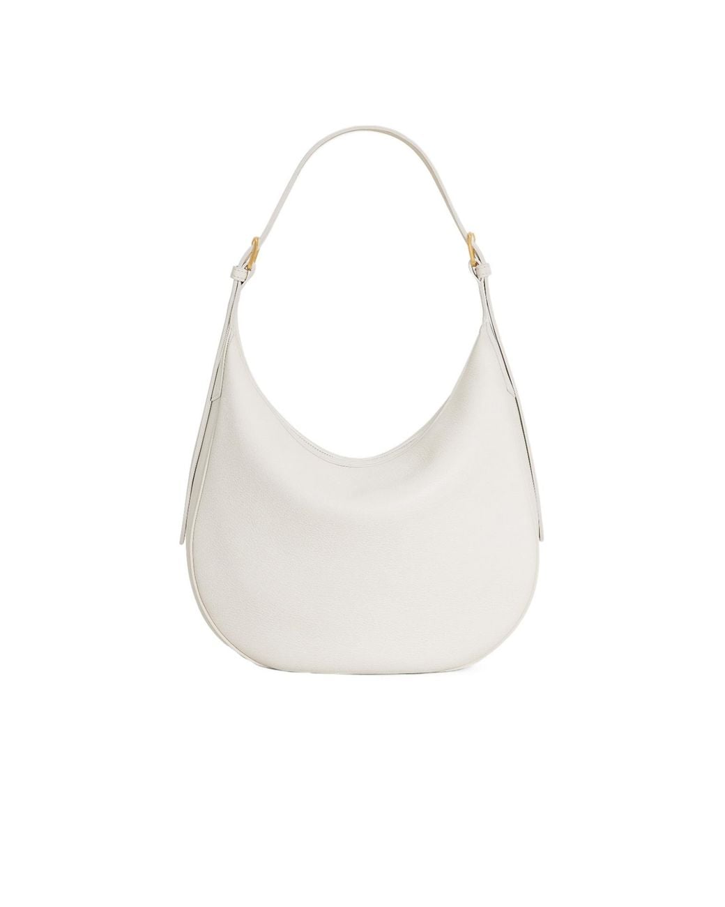 Céline White Heloise Cuir Triomphe Bag