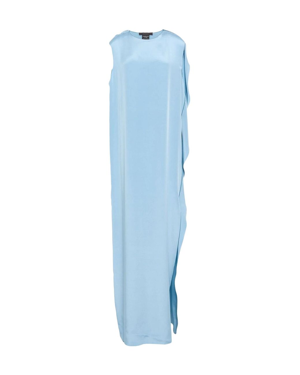 Max Mara Blue Maxi Dress Silk