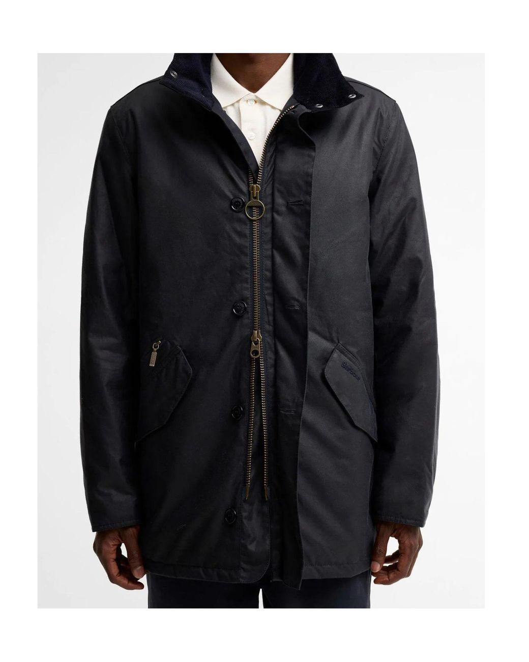 Barbour Black Long-Sleeve Casual Jacket for men