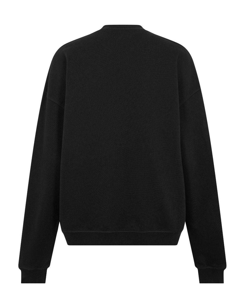 DSquared² Black Minimalist Crew Neck Sweatshirt for men