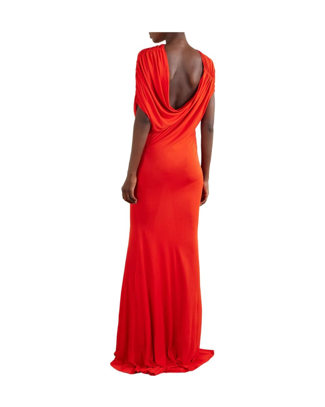 Alex Perry Red Simple Long Dress