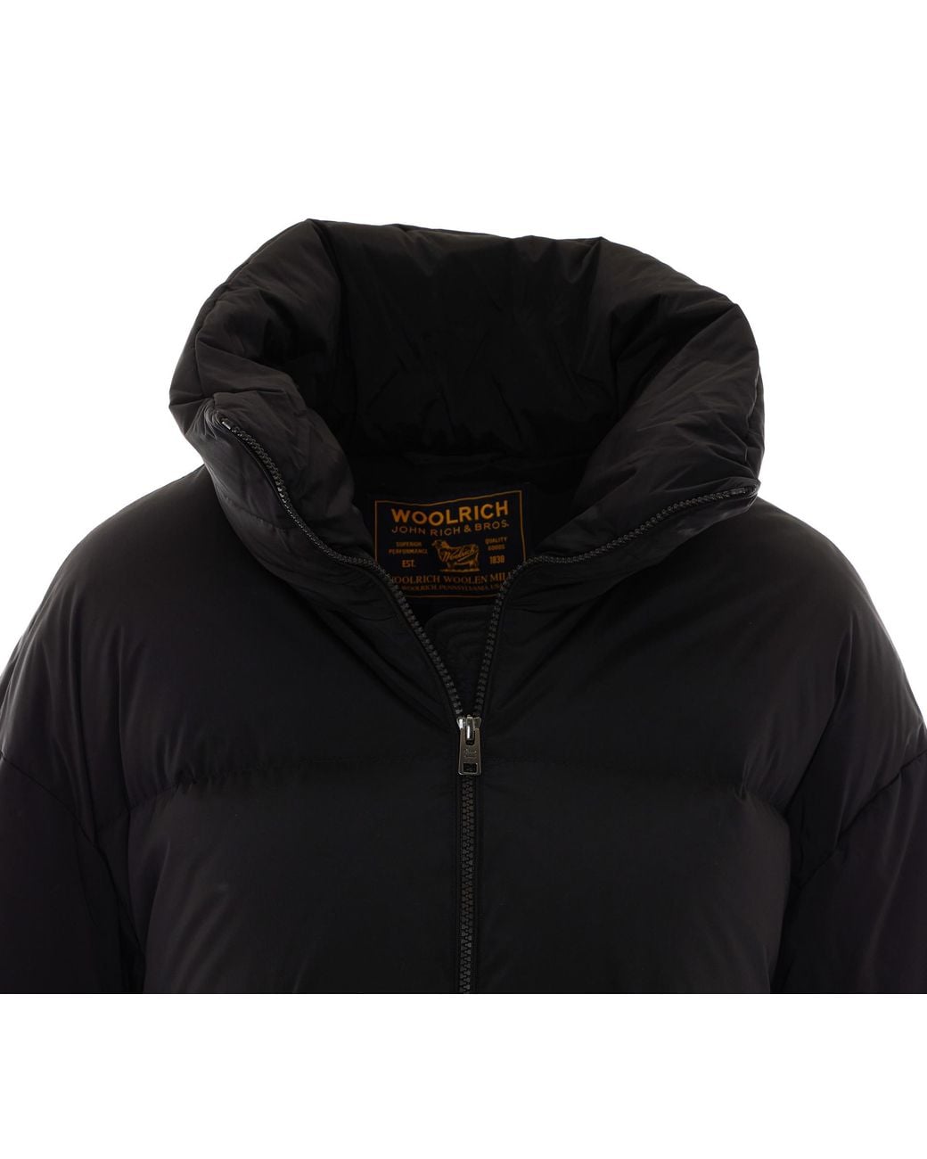 Woolrich Black Kelly High Neck Down Jacket