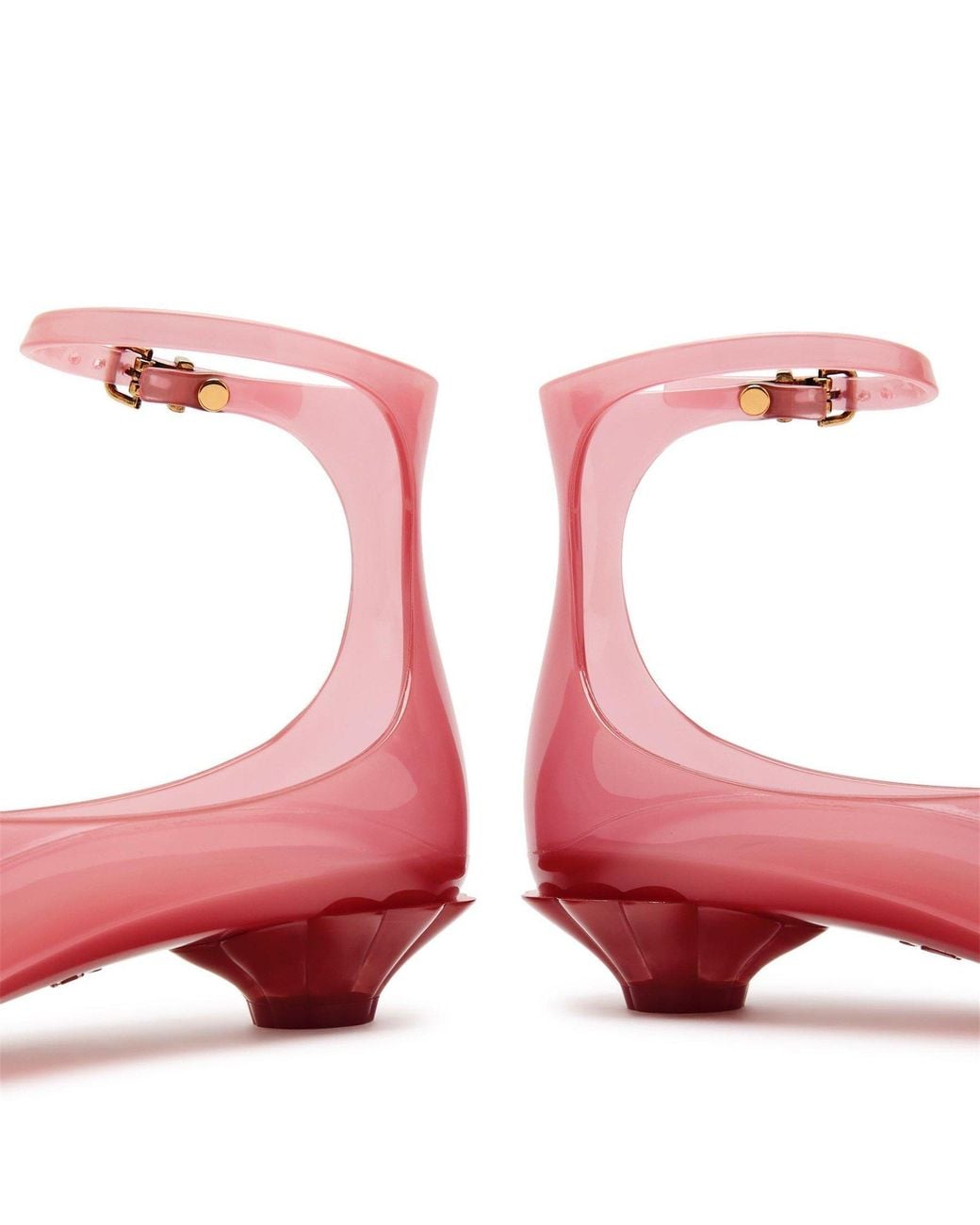 Chloé Pink Shell-Shaped Jelly Sandals
