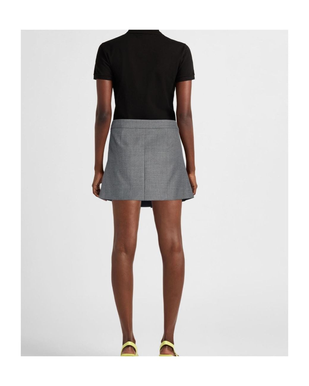 MAX&Co. Gray Mini Skirt