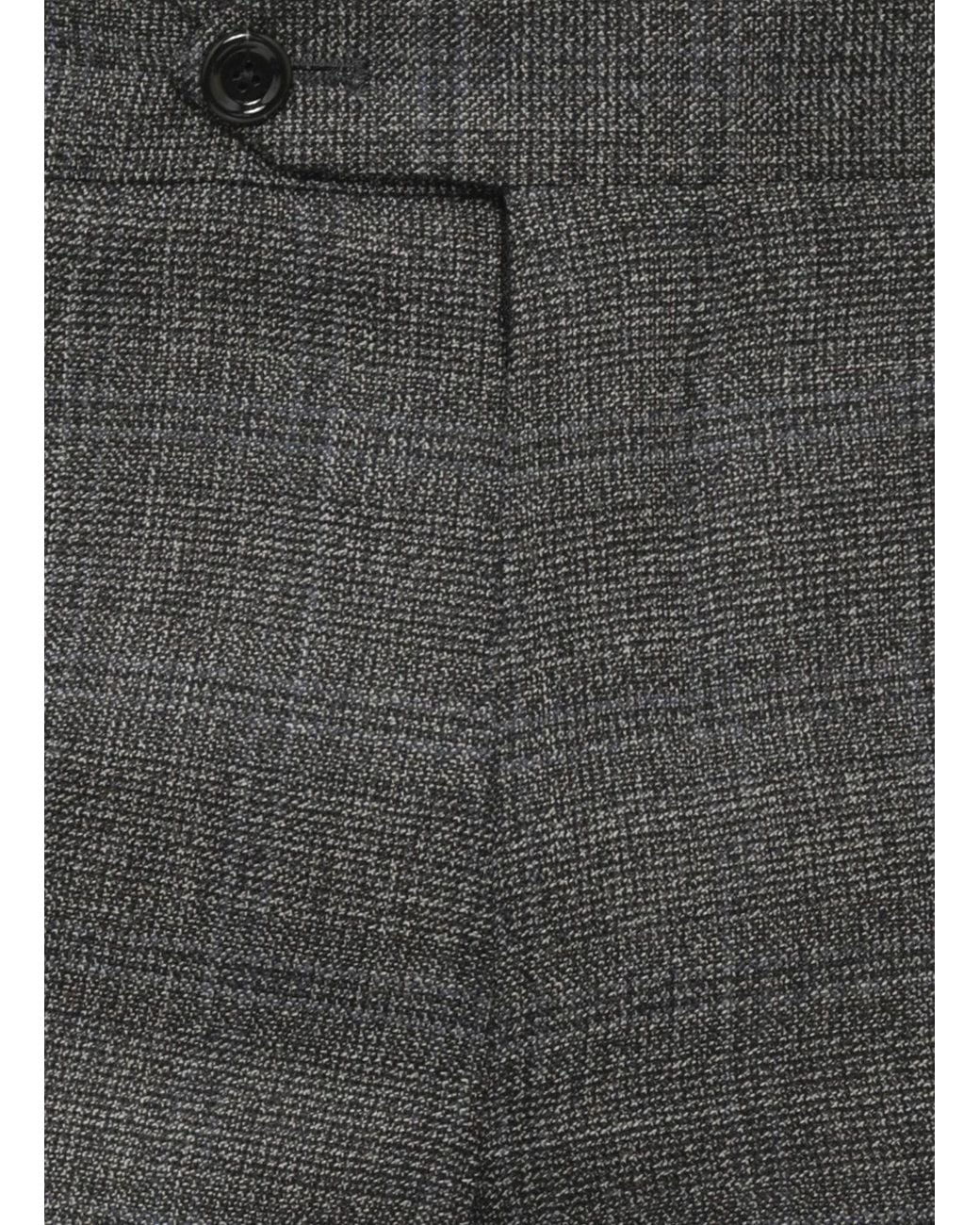 Lardini Gray Check Two-Piece Suit for men