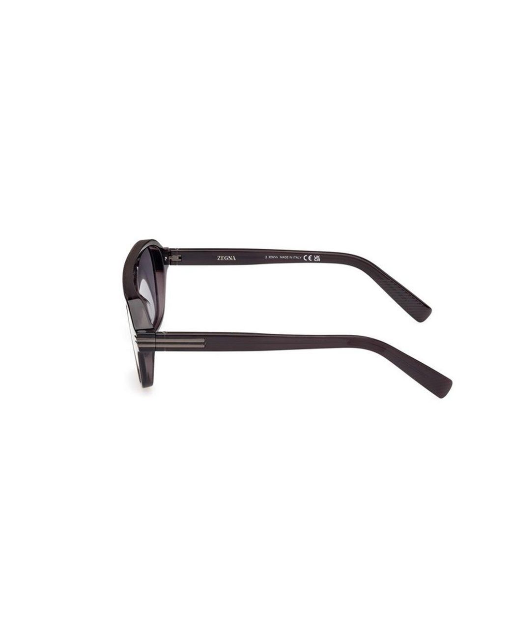 Zegna Multicolor Oval Frame Sunglasses for men