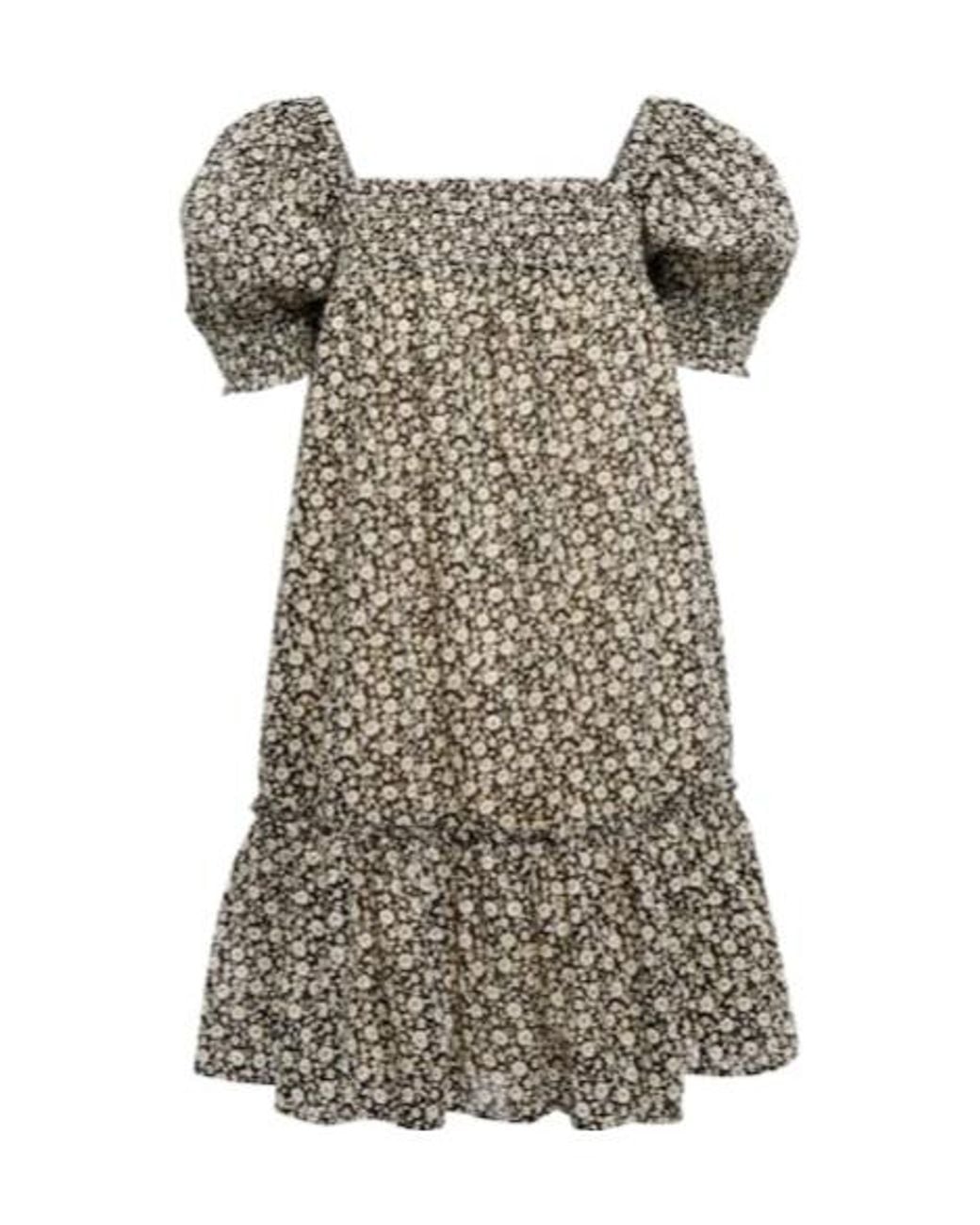 Tory Burch Multicolor Floral Smocked Minidress