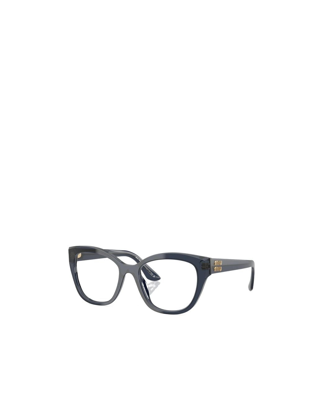 Miu Miu White Eyewear Square-Frame Glasses