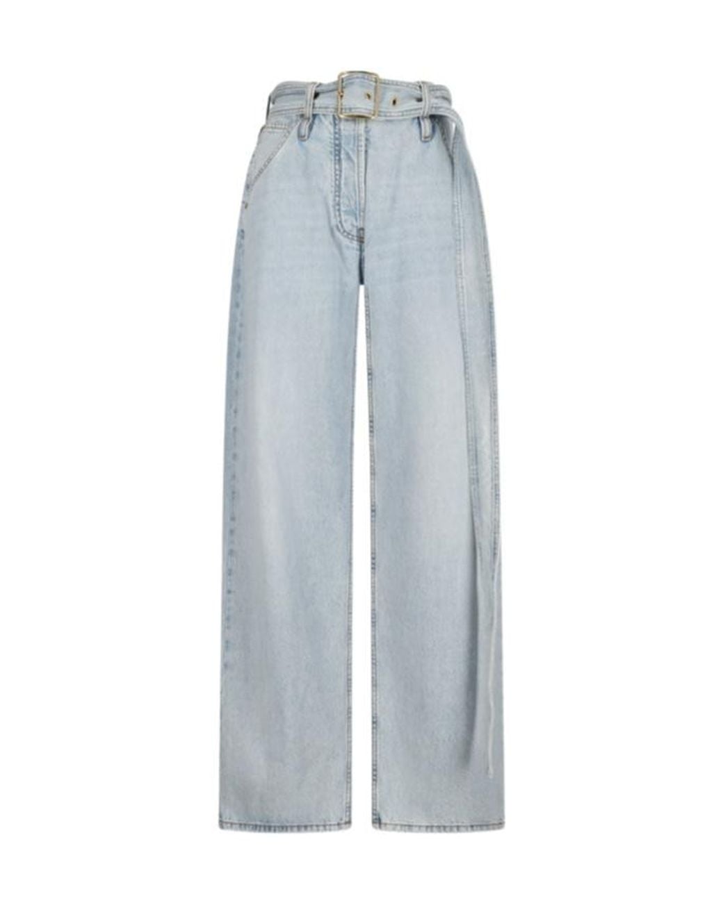 DARKPARK Blue Dalila Belted Denim Jeans