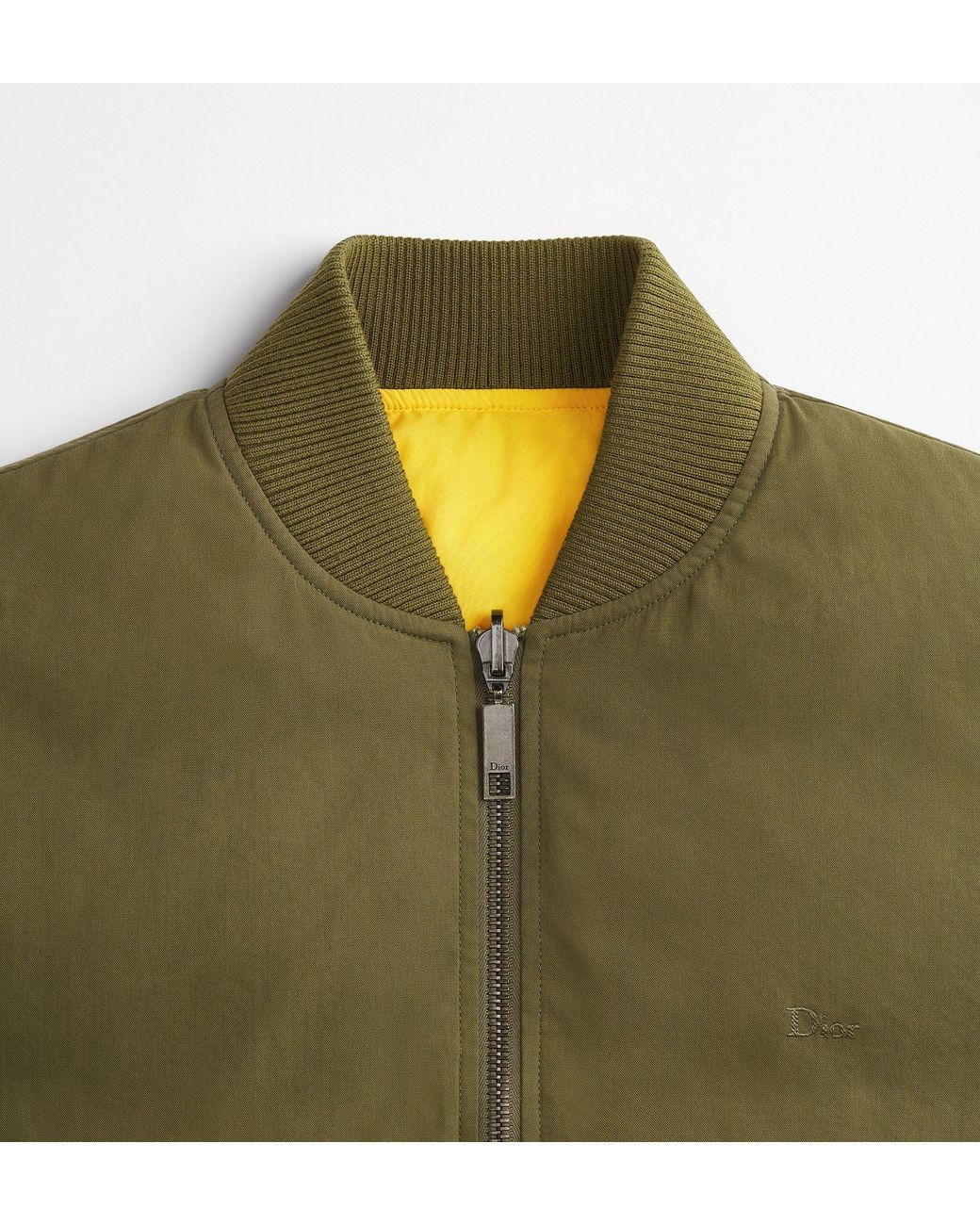 Dior Green Book Cover Reversible Bomber Jacket for men