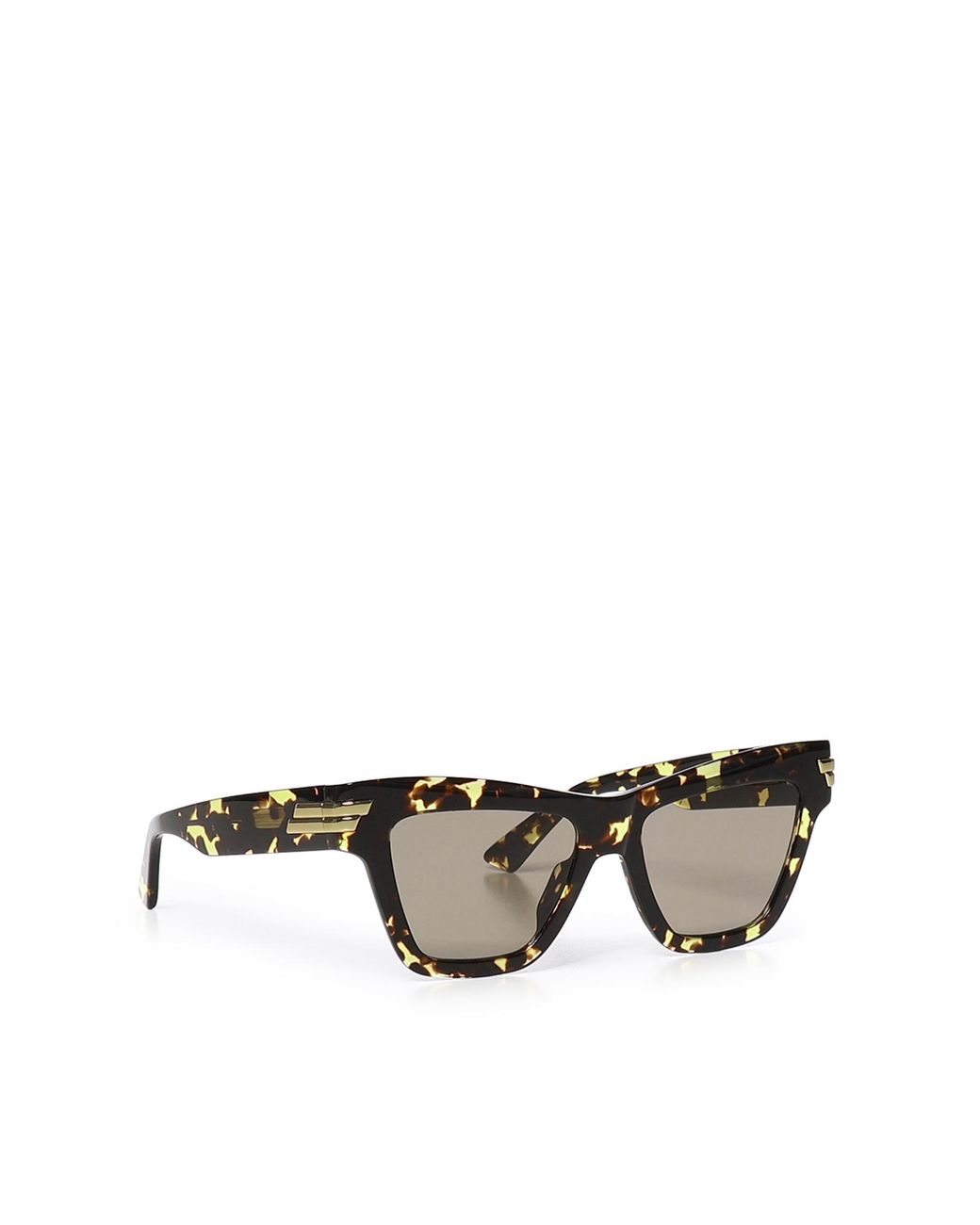Bottega Veneta Metallic Full-Frame Sunglasses