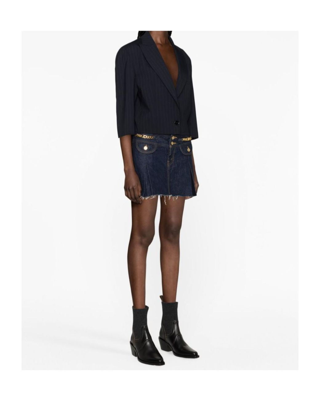 Céline Blue Mini Skirt