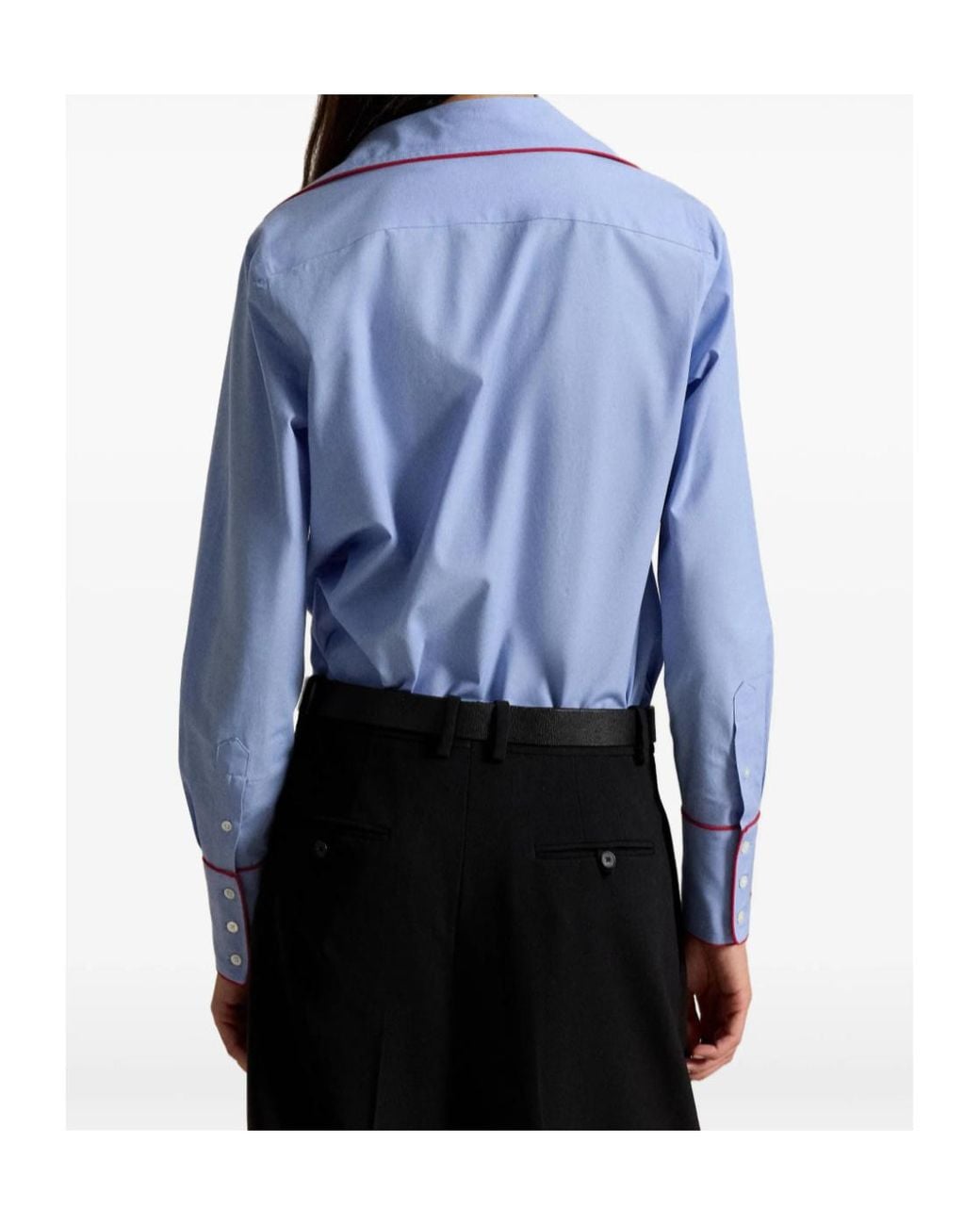 Polo Ralph Lauren Blue Button-Up Long-Sleeved Shirt