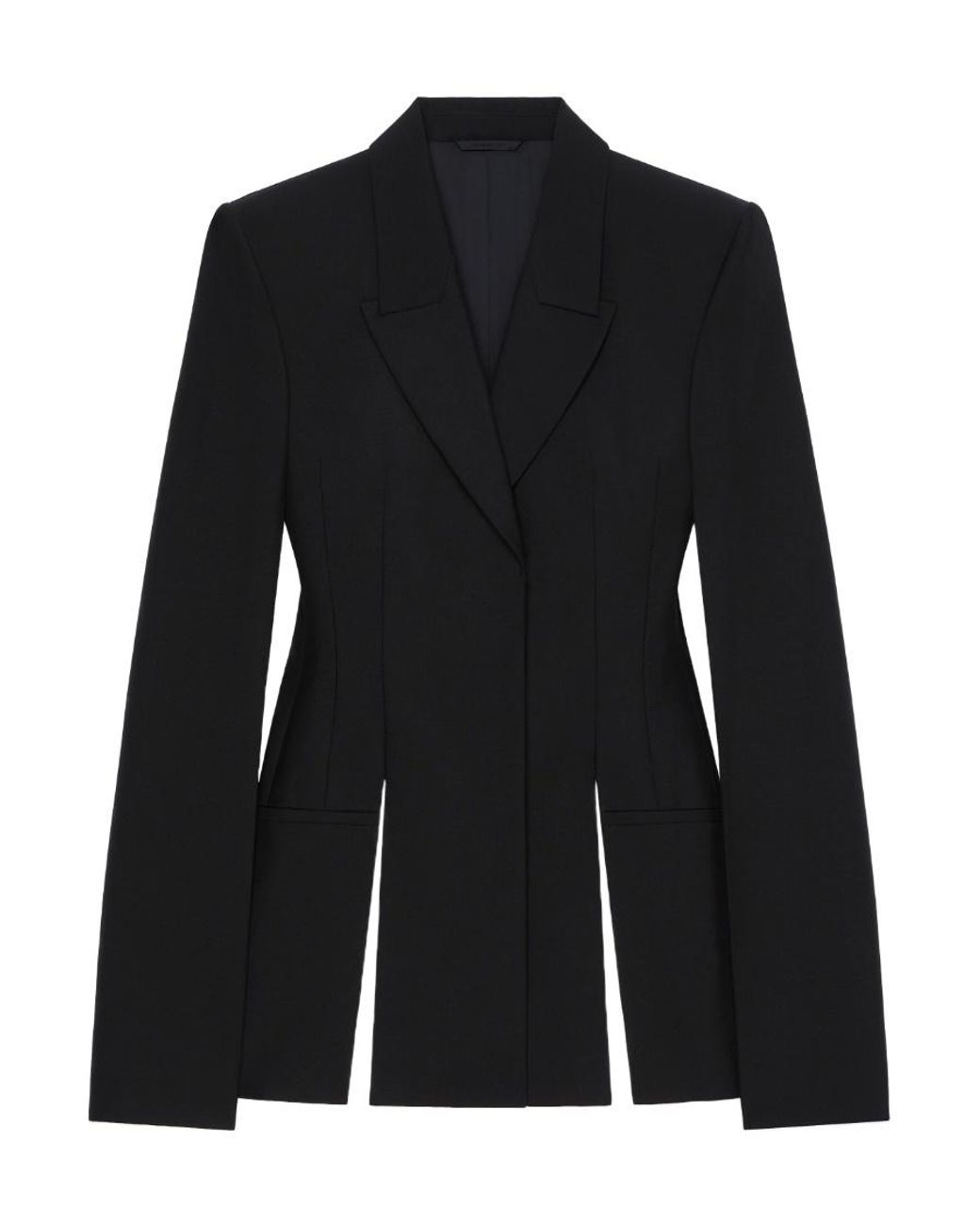 Givenchy Black Constrated Inserts Jacket