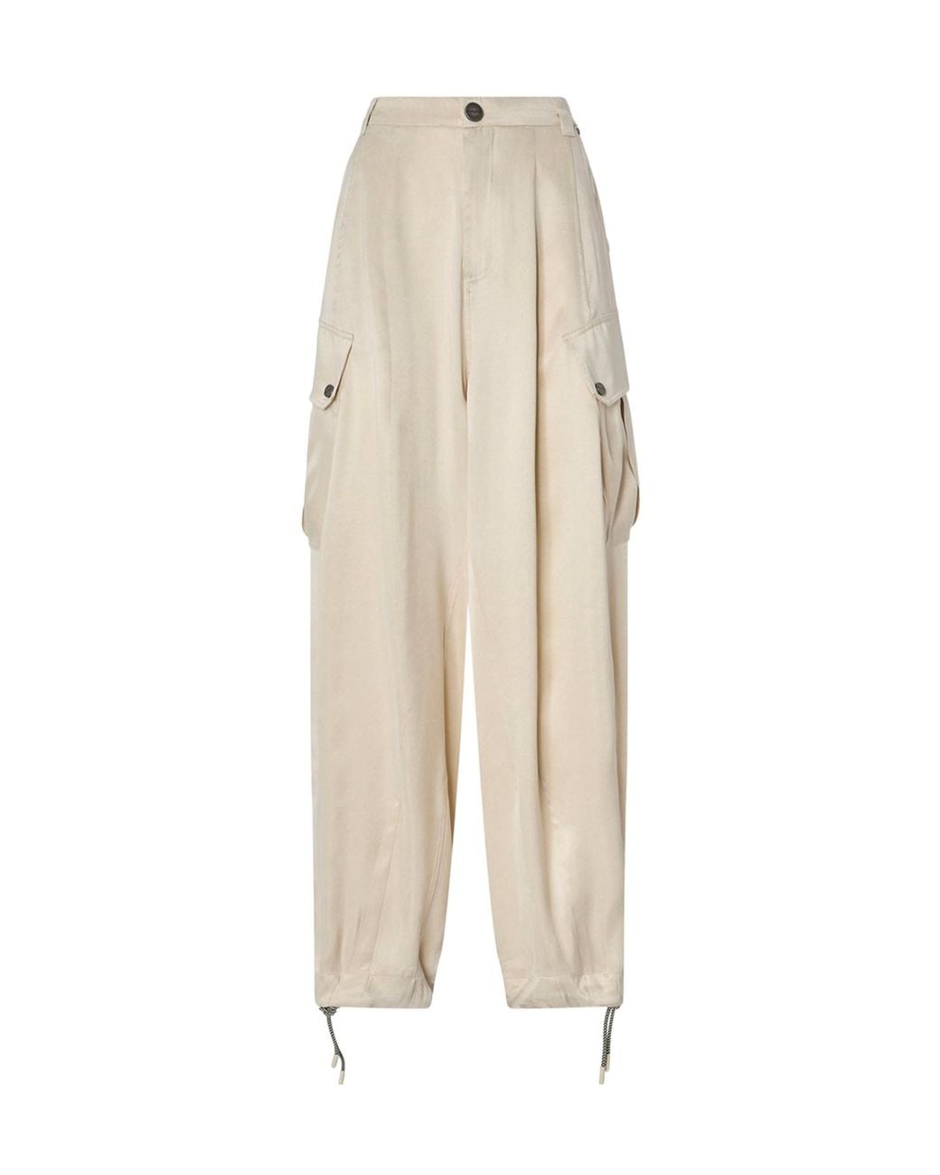 Pinko Natural Wide Leg Pants