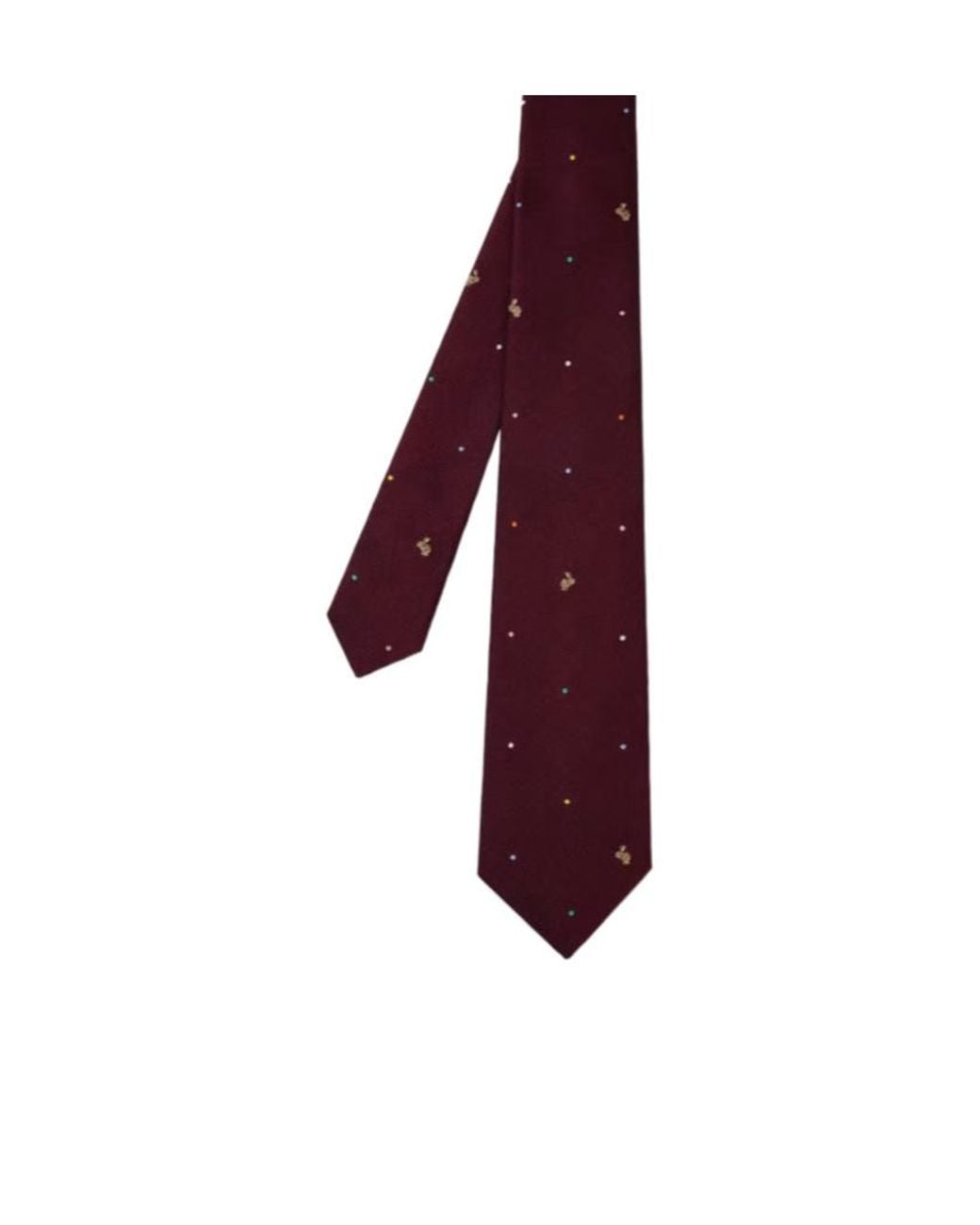 Paul Smith Polka Dot Embroidered Tie for men