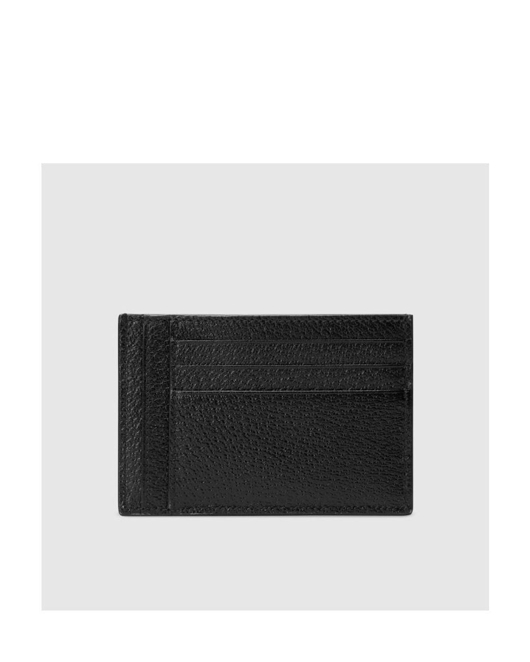 Gucci Black Gg Marmont Card Case for men