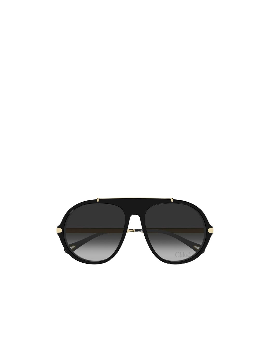 Chloé Black Chloé Eyewear Pilot Frame Sunglasses