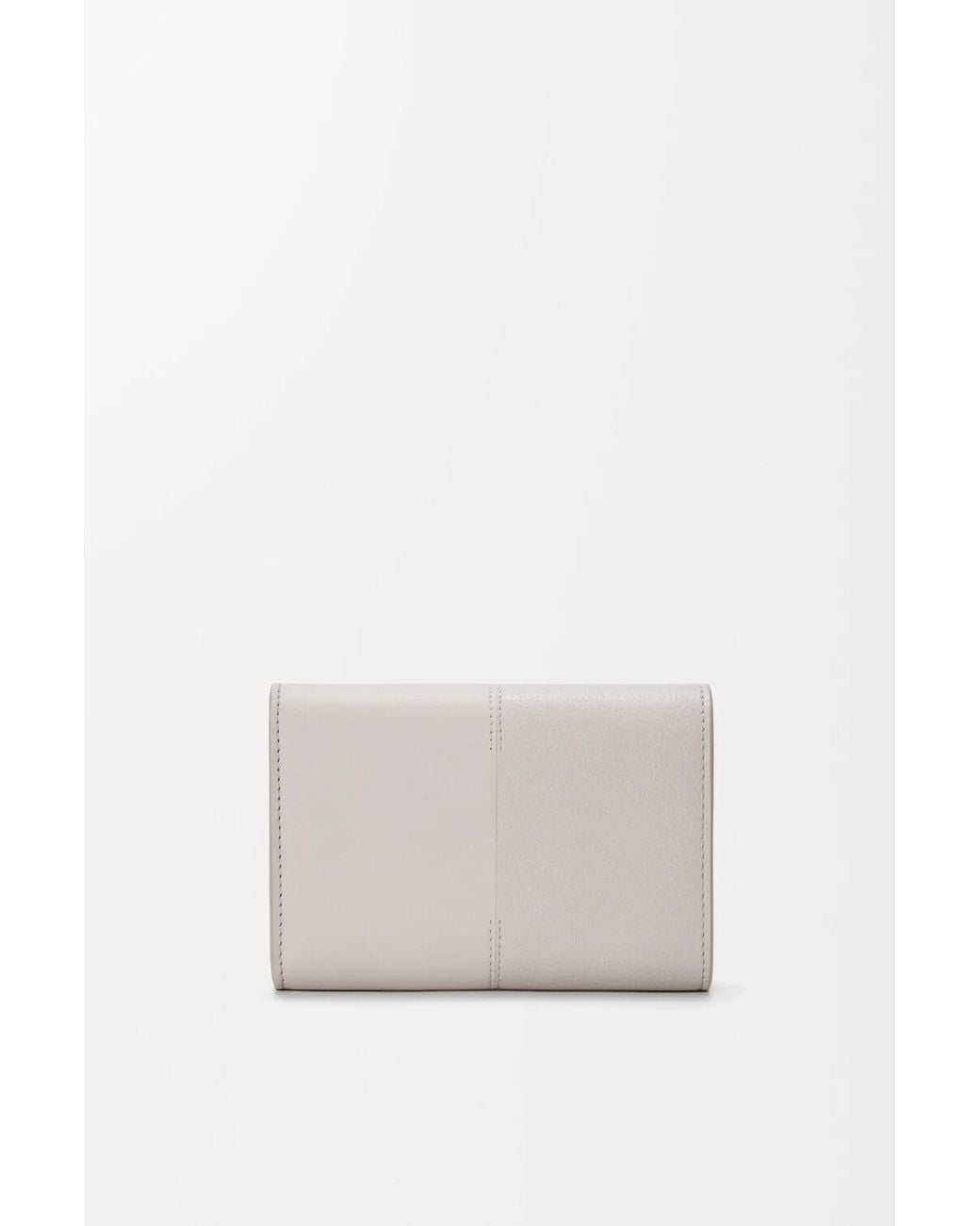 Loewe White Logo Vertical Wallet