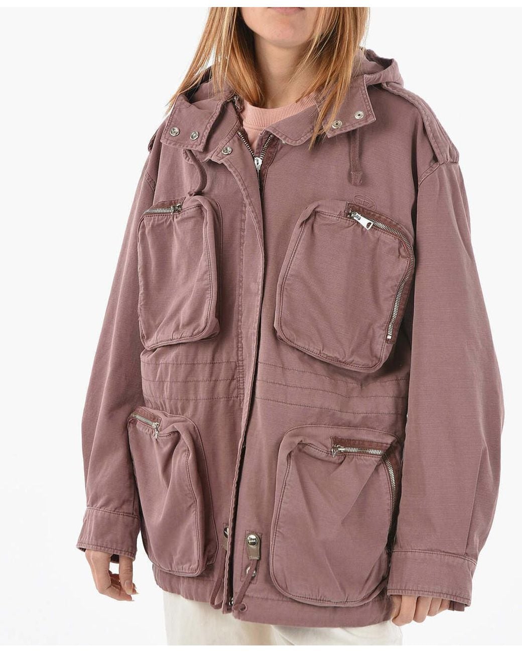 DIESEL Purple G-Rosa Utility Jacket